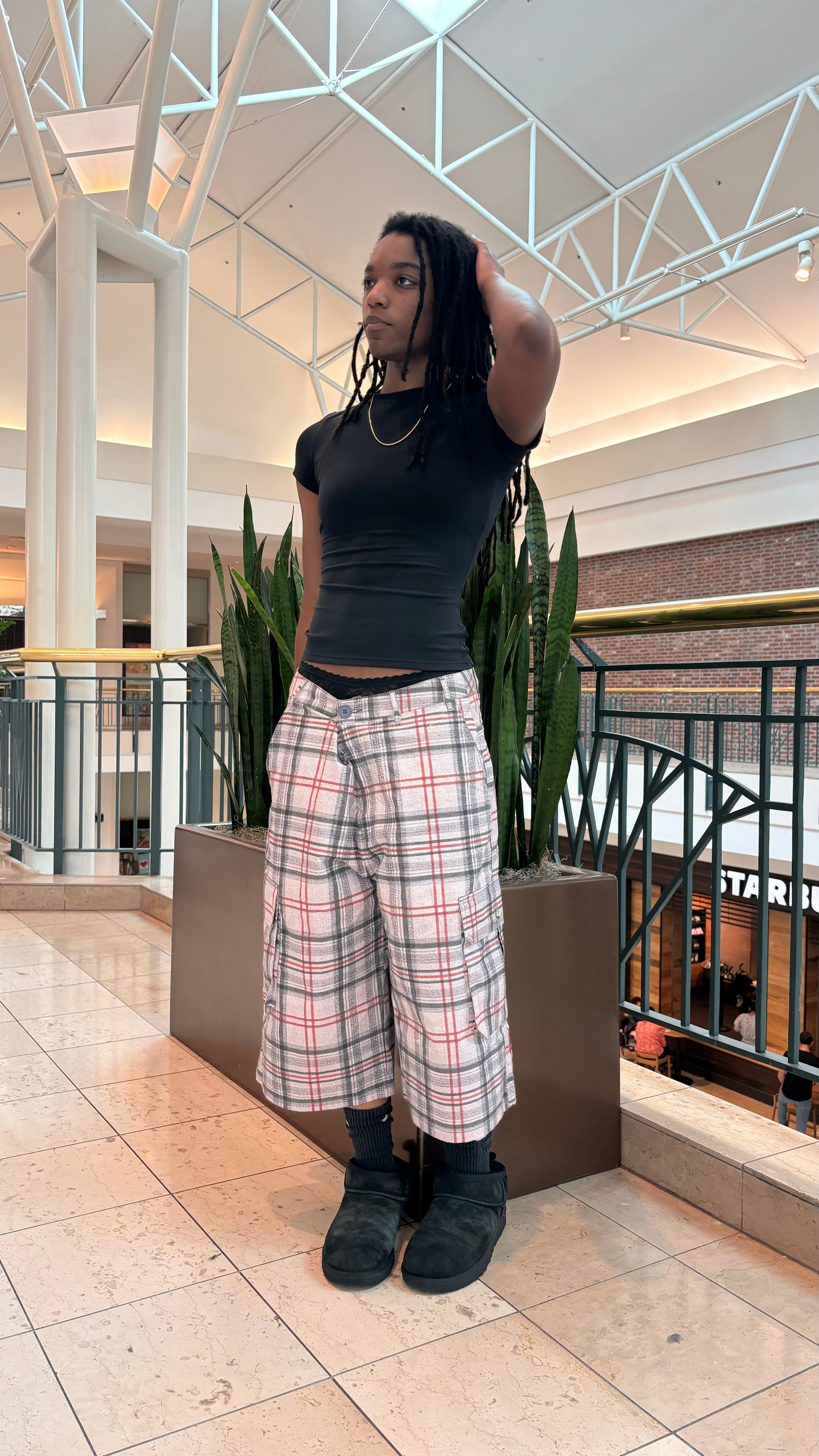 "CRIMSON" PLAID CARGOS