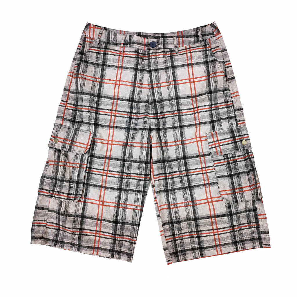 "CRIMSON" PLAID CARGOS