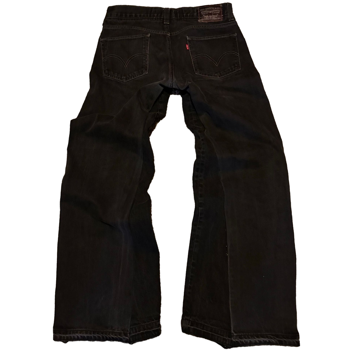 KuulGarments Upcycled Washed Black Jeans (34)